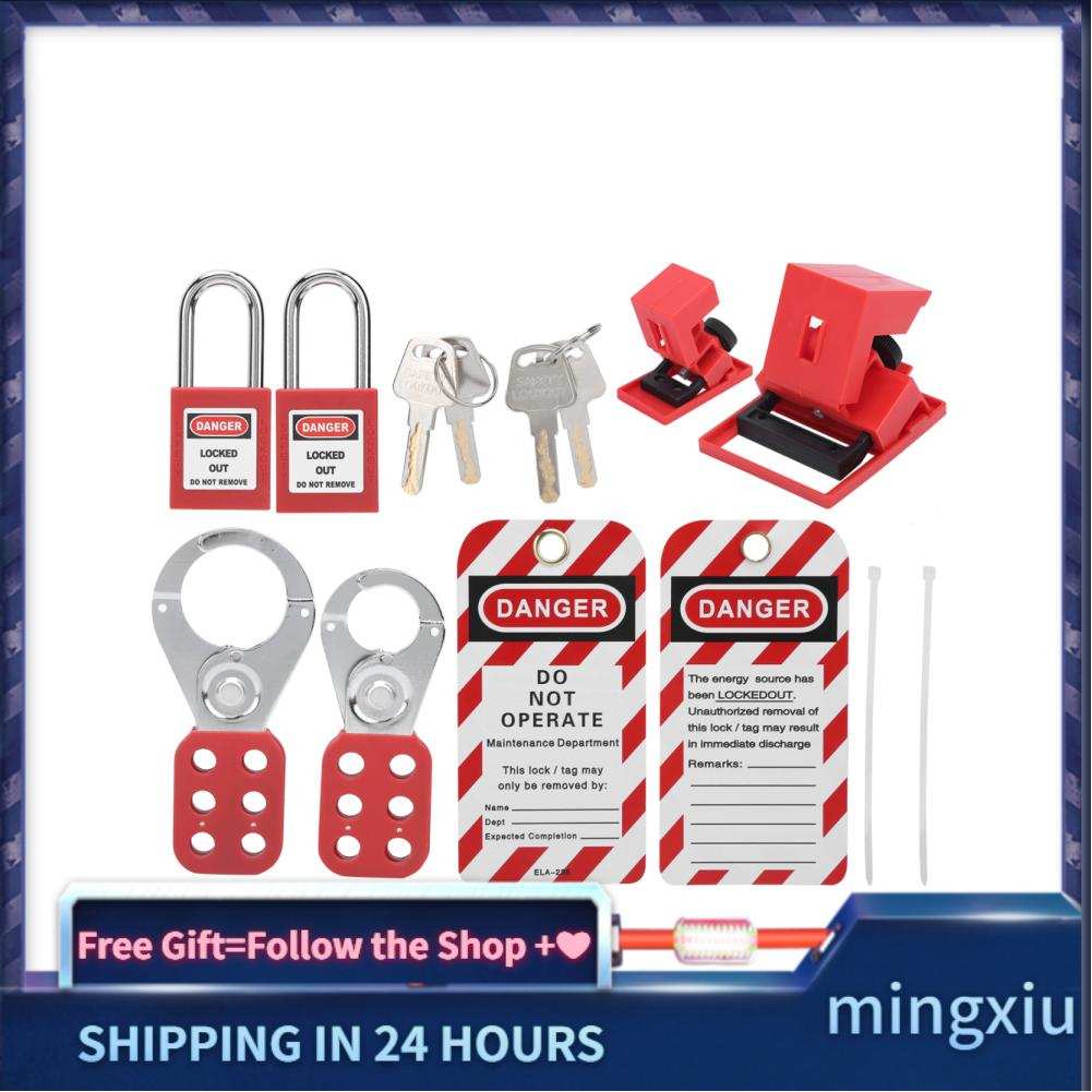 Mingxiu Lockout Locks Portable Tagout Kit Safety For Lock Out Tag ...