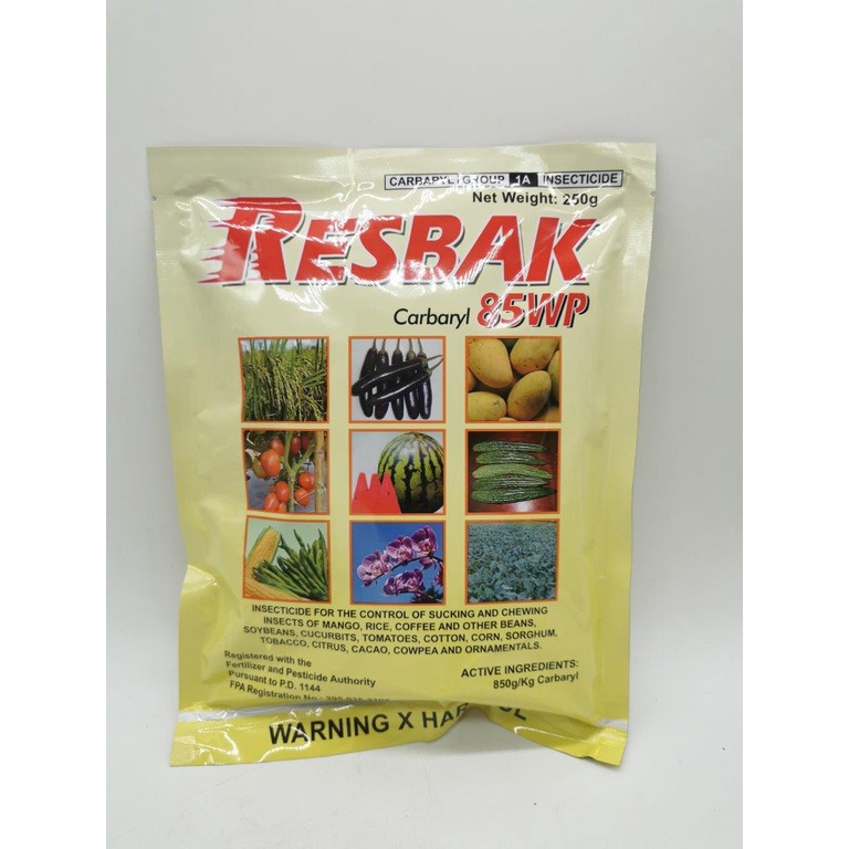 RESBAK CARBARYL INSECTICIDE 250G PACK Shopee Philippines