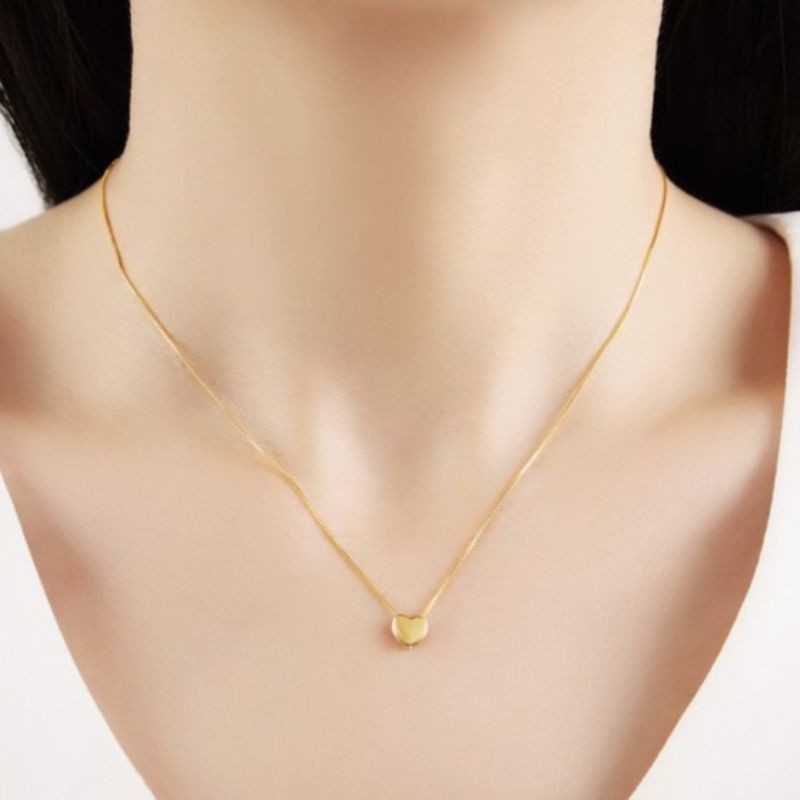 SIMPLE ELEGANT GOLD NECKLACE Shopee Philippines