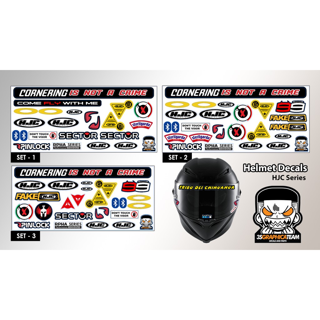 Helmet Visor Decals HJC Shopee Philippines