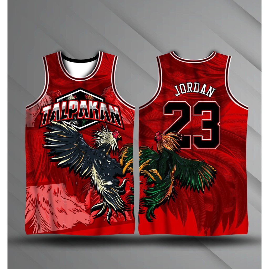 TALPAKAN JERSEY RED X MICHAEL JORDAN | SABONGERO JERSEY | SABONG JERSEY ...