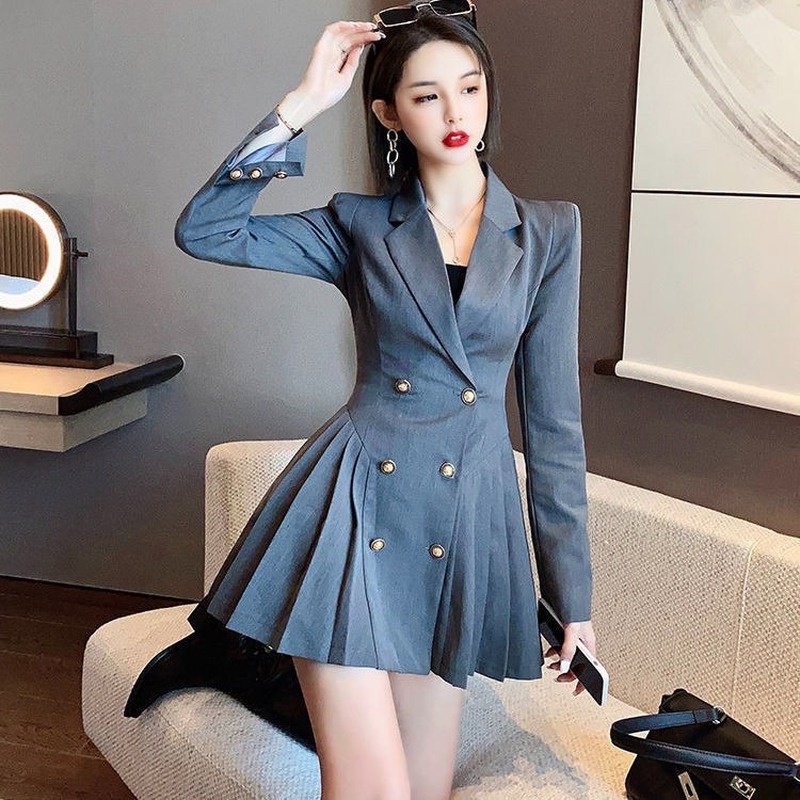 Korean blazer outfit best sale