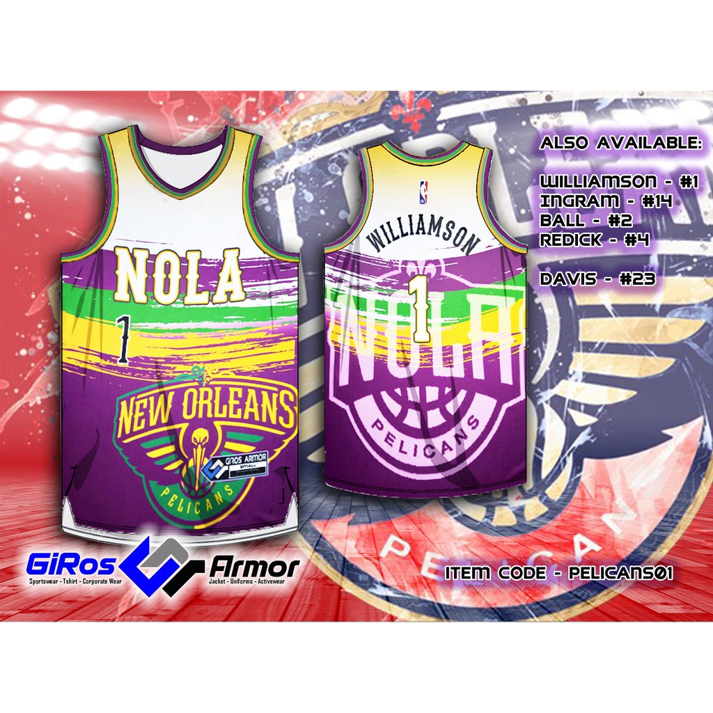 New Orleans Pelicans Concept Jersey [TOP] - (Full Sublimation) GiRos Armor  Concepts