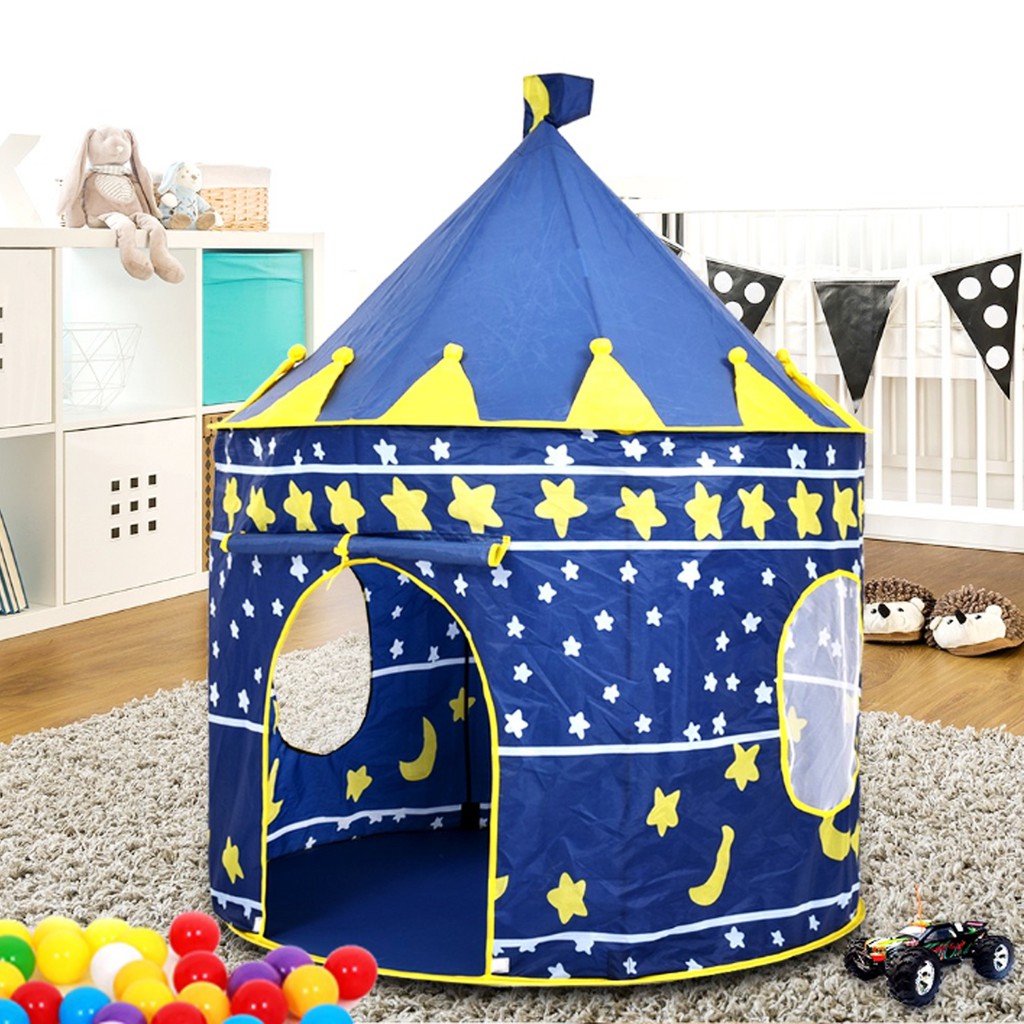 Kids Playhouse Portable Foldable Children Castle Playhouse Tents for