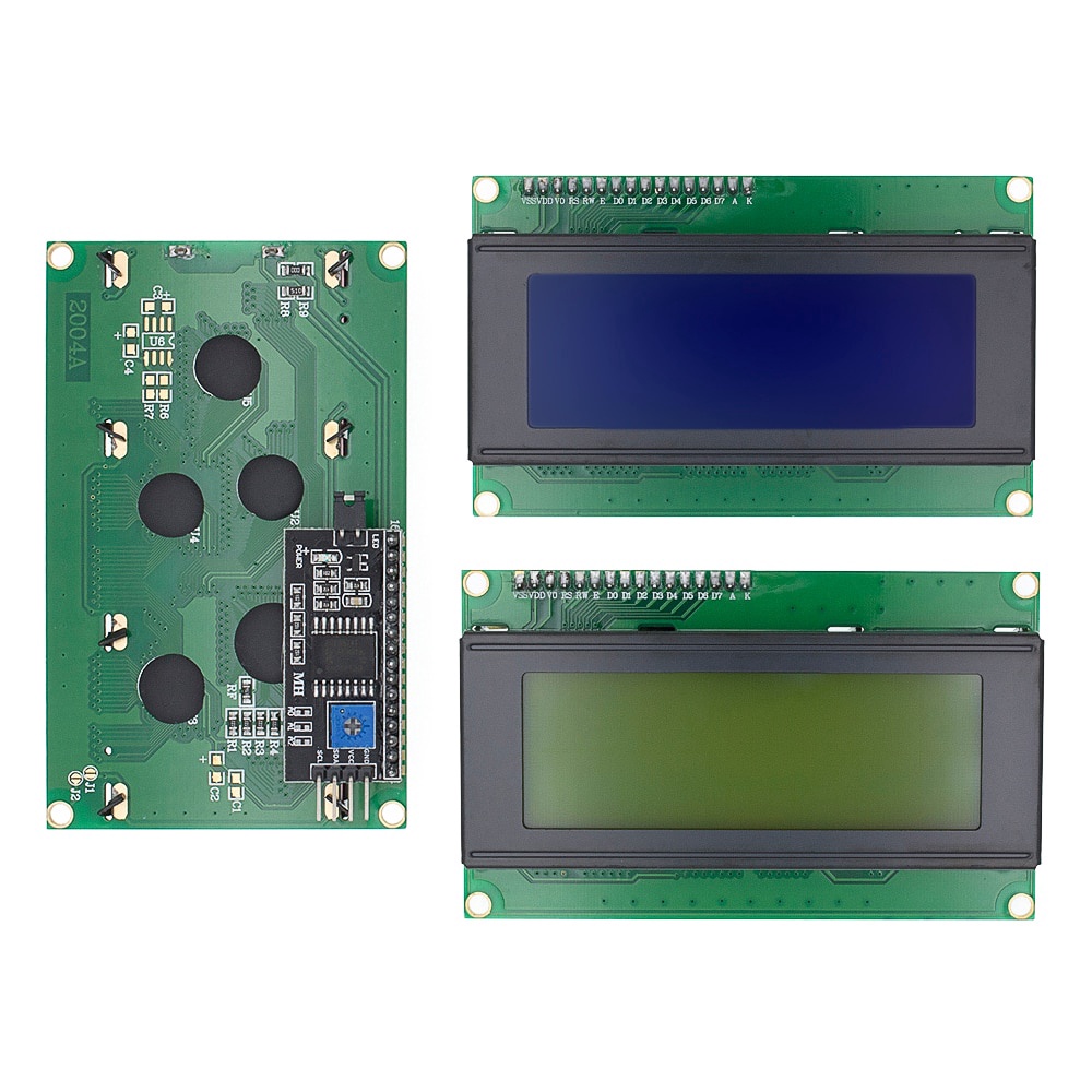 Lcd2004i2c 2004 20x4 2004a Bluegreen Screen Hd44780 Character Lcd W Iici2c Serial Interface 5056