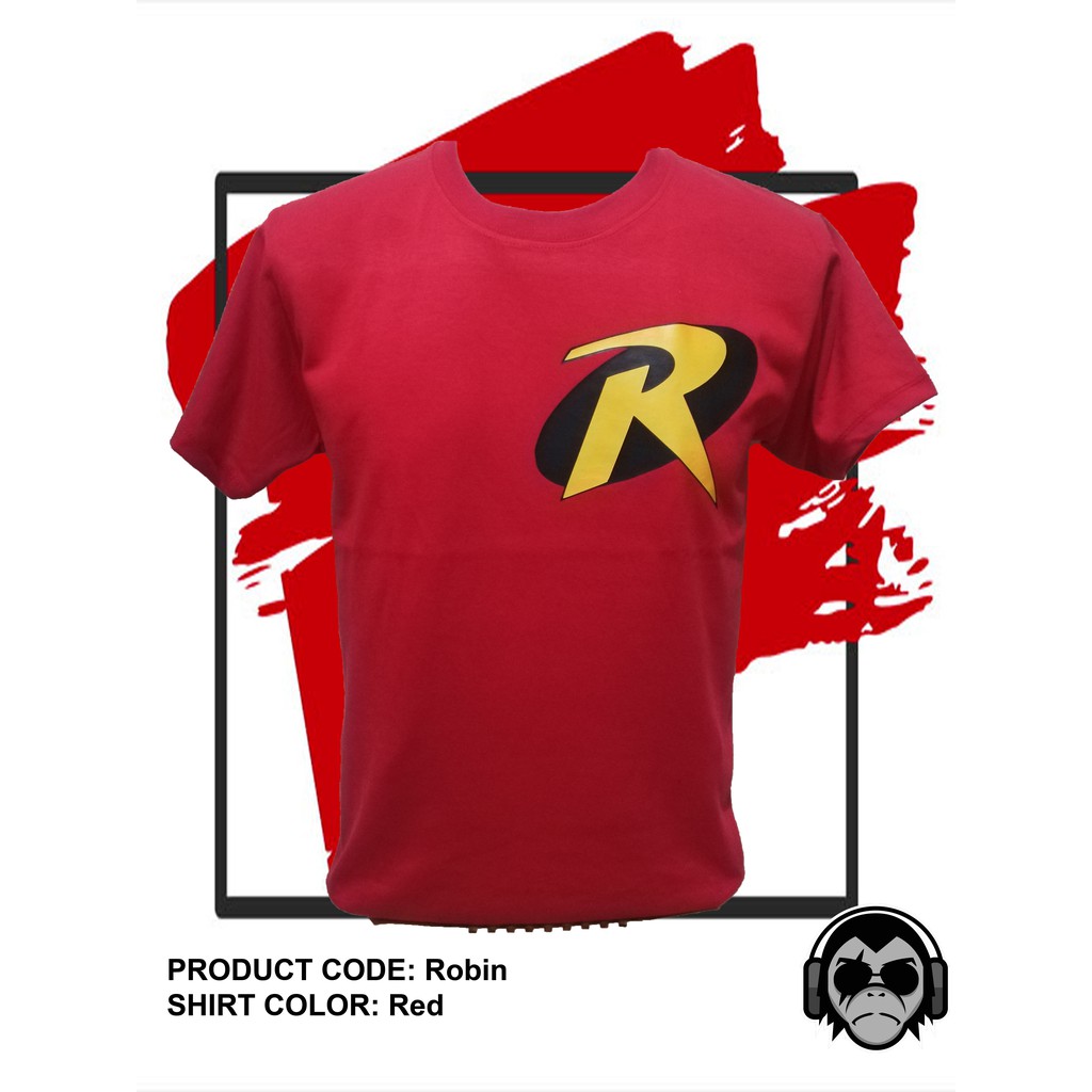 Robin DC character inspired shirt | Shopee Philippines