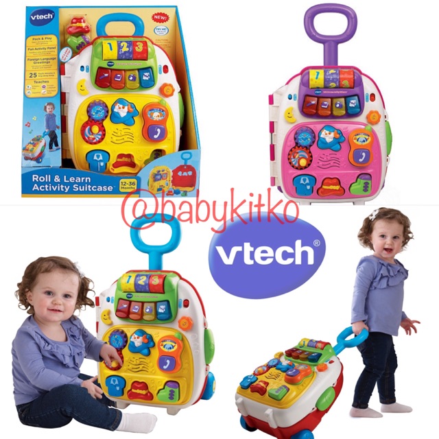 Vtech roll and learn activity deals suitcase