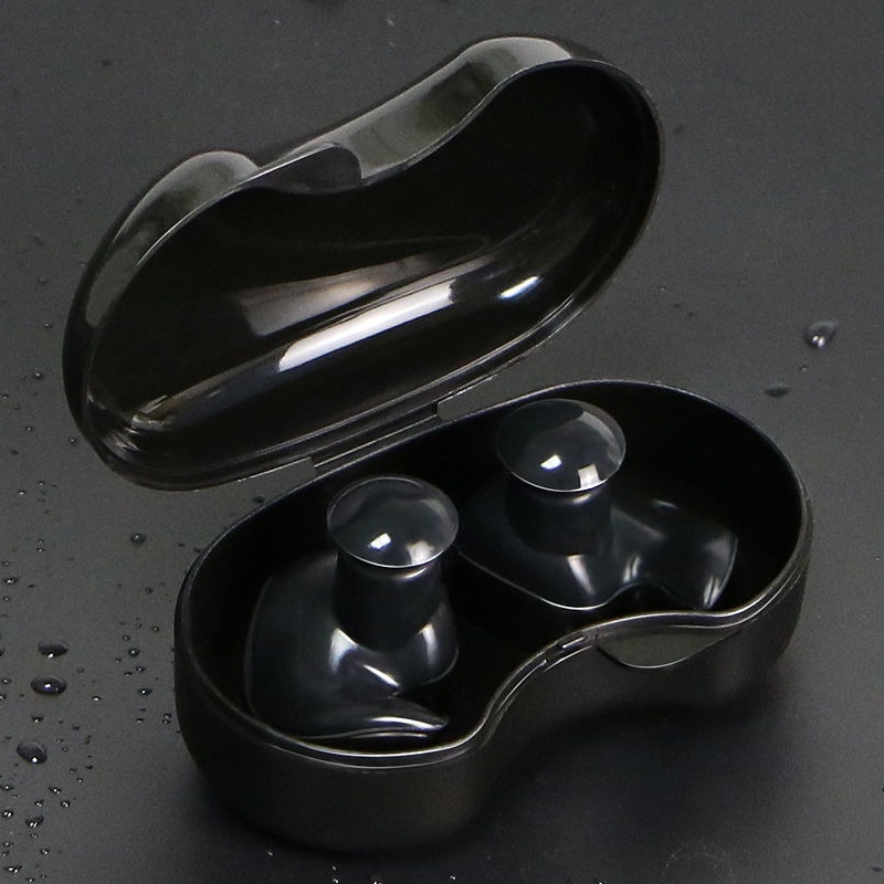 Swimming Ear Plugs Waterproof Reusable Silicone EarPlugs for Adult Kids