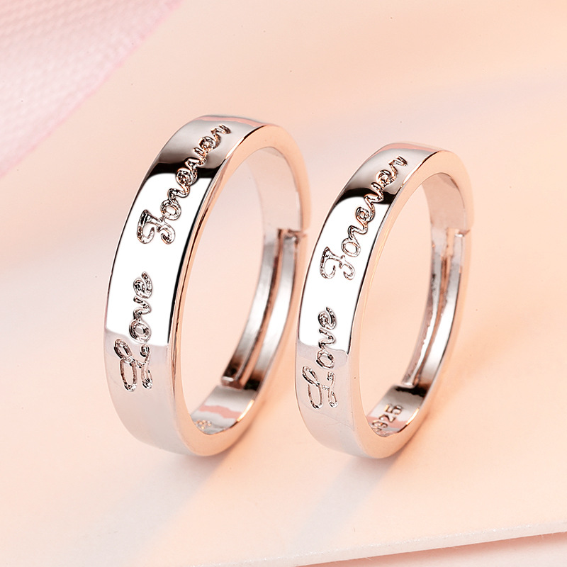 925 Italy Original Silver Korean Ring 