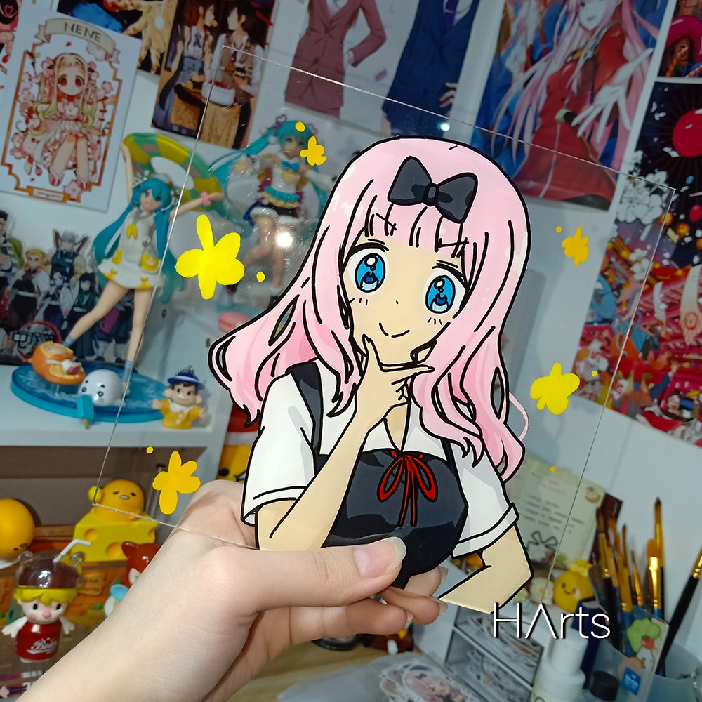 Chika Fujiwara from Love is War Acrylic Glass Painting ANIME | Shopee  Philippines