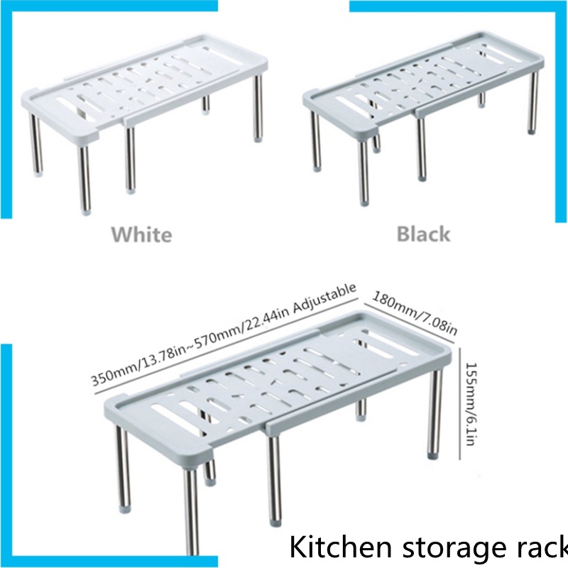 Kitchen rack Retractable MultiFunction Small Shelf Desktop Storage ...