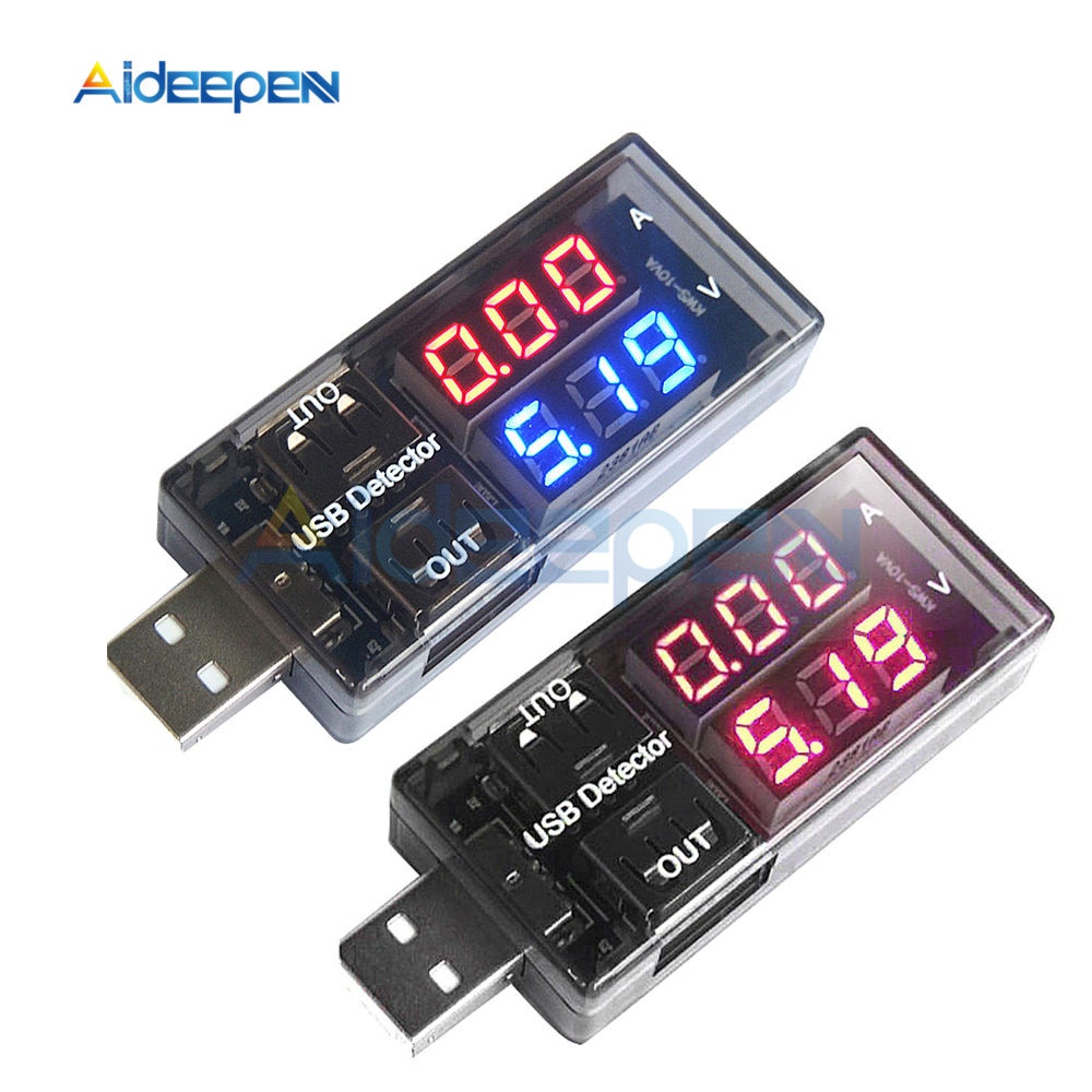 USB Charger Doctor Digital Dual Display Charging Battery Voltmeter ...