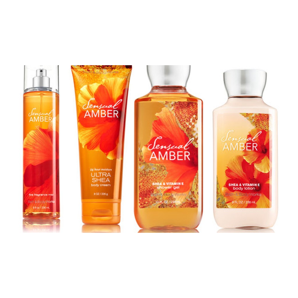 Bath & Body Works Signature Collection SENSUAL AMBER Shopee Philippines