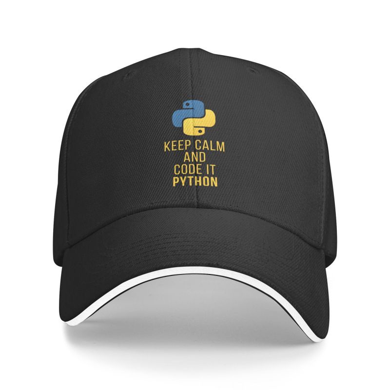 2022 Cool Python Developer Baseball Cap Personalized Adjustable Coder ...