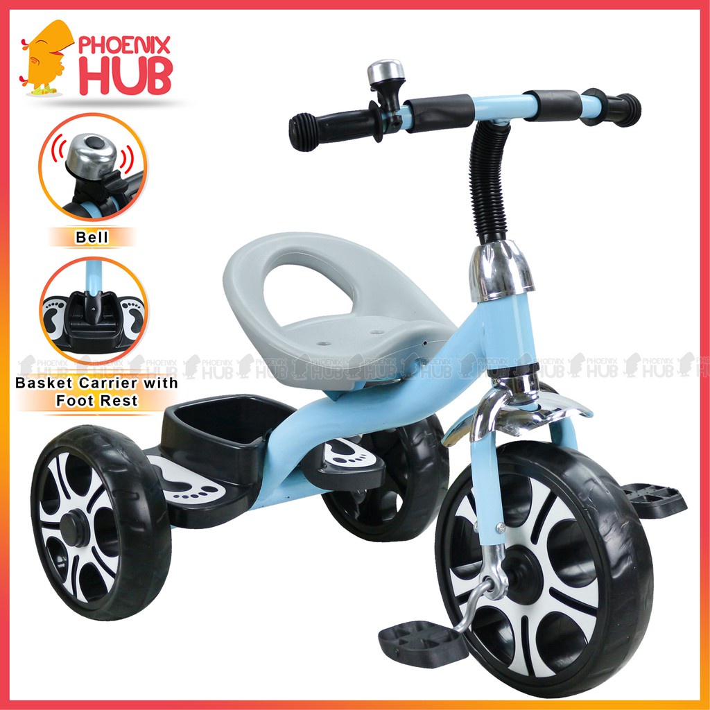 securePhoenix Hub K01 Ride On Bike Hand Push Bike Tricycle Bike with