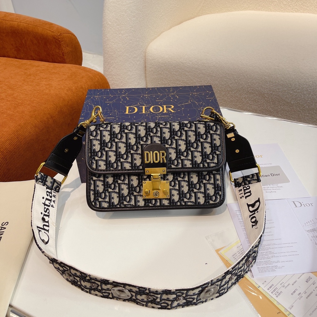 Dior camp Roman shoulder strap messenger bag women's shoulder bag (with ...