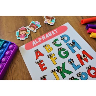 Educational Wall Chart for Kids - Alphabet (Laminated) | Shopee Philippines