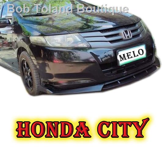 Honda CITY Matte Black Car Front Bumper Lip Double Chin Splitter