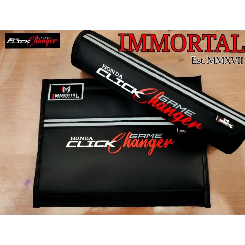 Honda Click shock cover white/red | Shopee Philippines