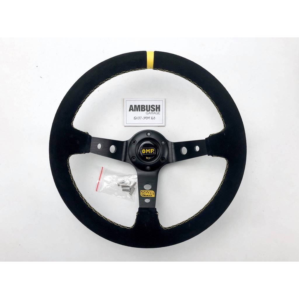 OMP Steering Wheel Deep Dish Alcantara Universal Thailand Steerings