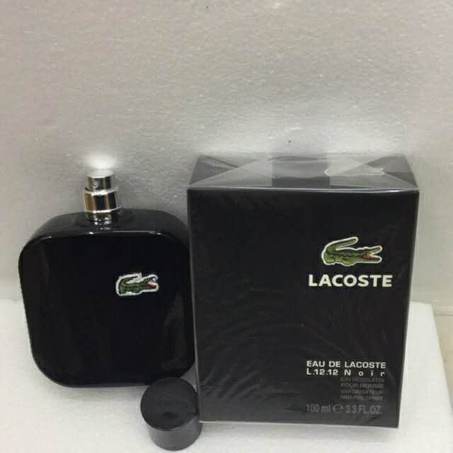 Lacoste black price sale