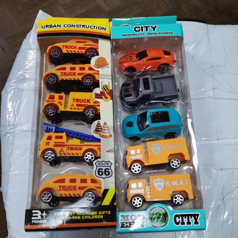 COD 5in1 CARS Set URBAN CONSTRUCTION / MODERN CITY TOYS FOR KID (1box