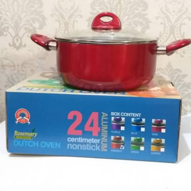 Newest SUPRA ROSEMARY PREMIUM DUTCH OVEN 24CM 24CM TEFLON Cooking Pot