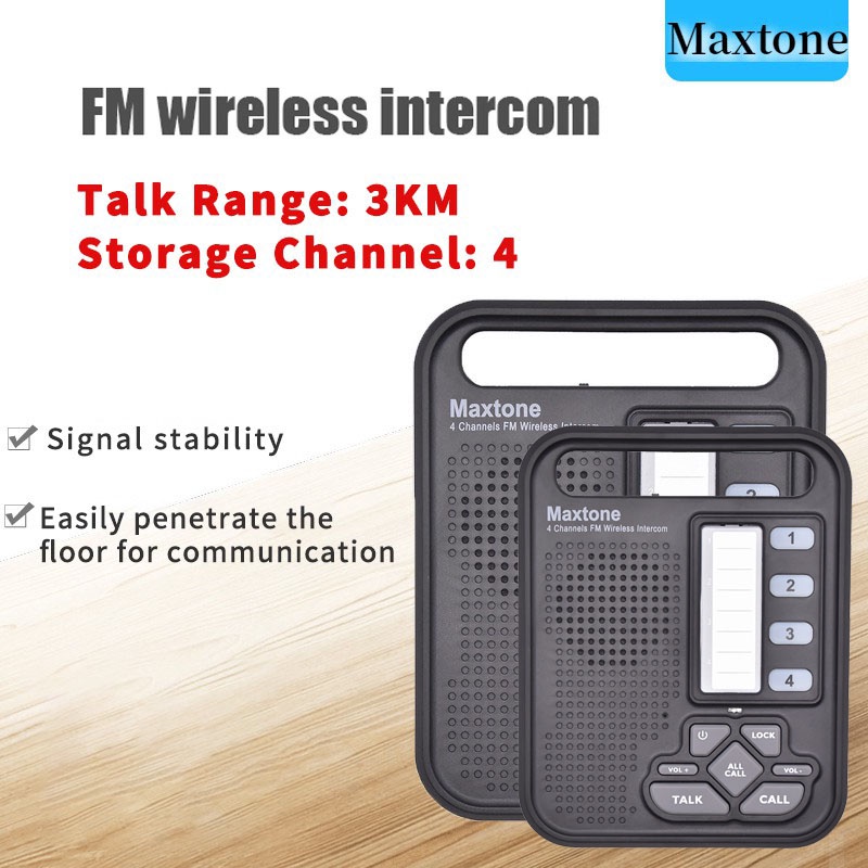 Wireless intercoms top for home 4 stations