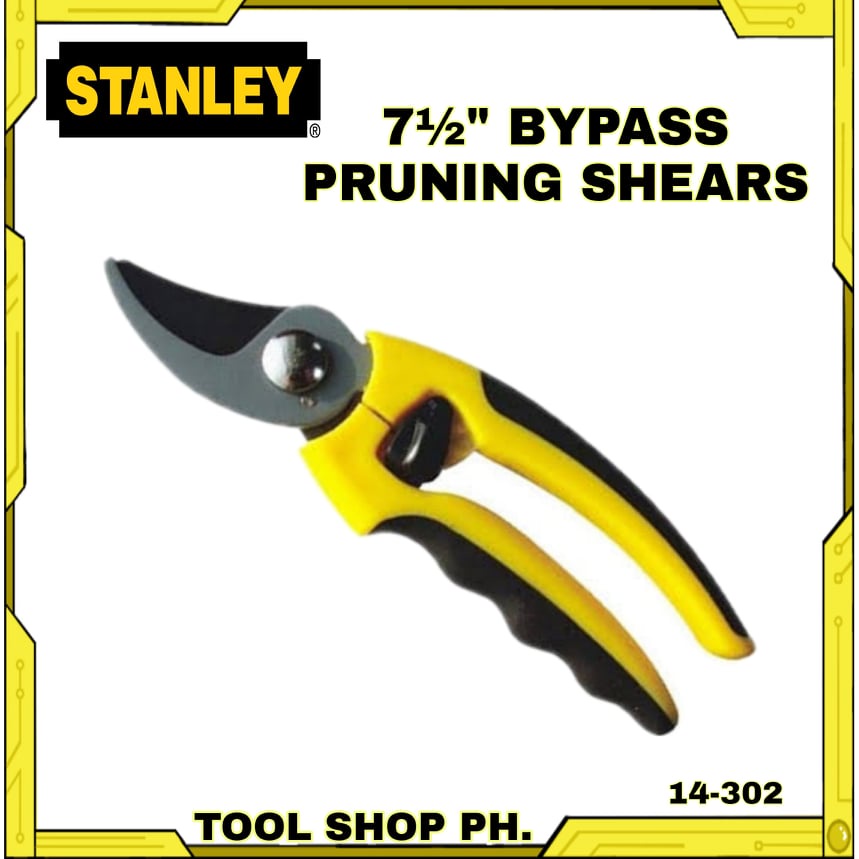STANLEY Pruning Shears 7 1/2" / Bypass Pruner (14302) Shopee Philippines