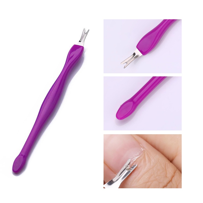 Born Pretty Double-Ended Stainless Steel Cuticle Pusher Dead Skin Push ...