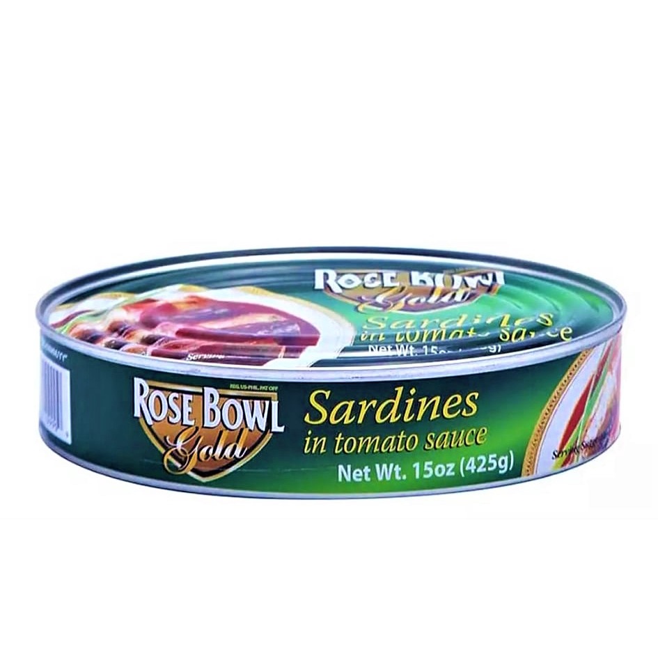 Rose Bowl Gold Sardines in Tomato Sauce From Malaysia (425g) Shopee