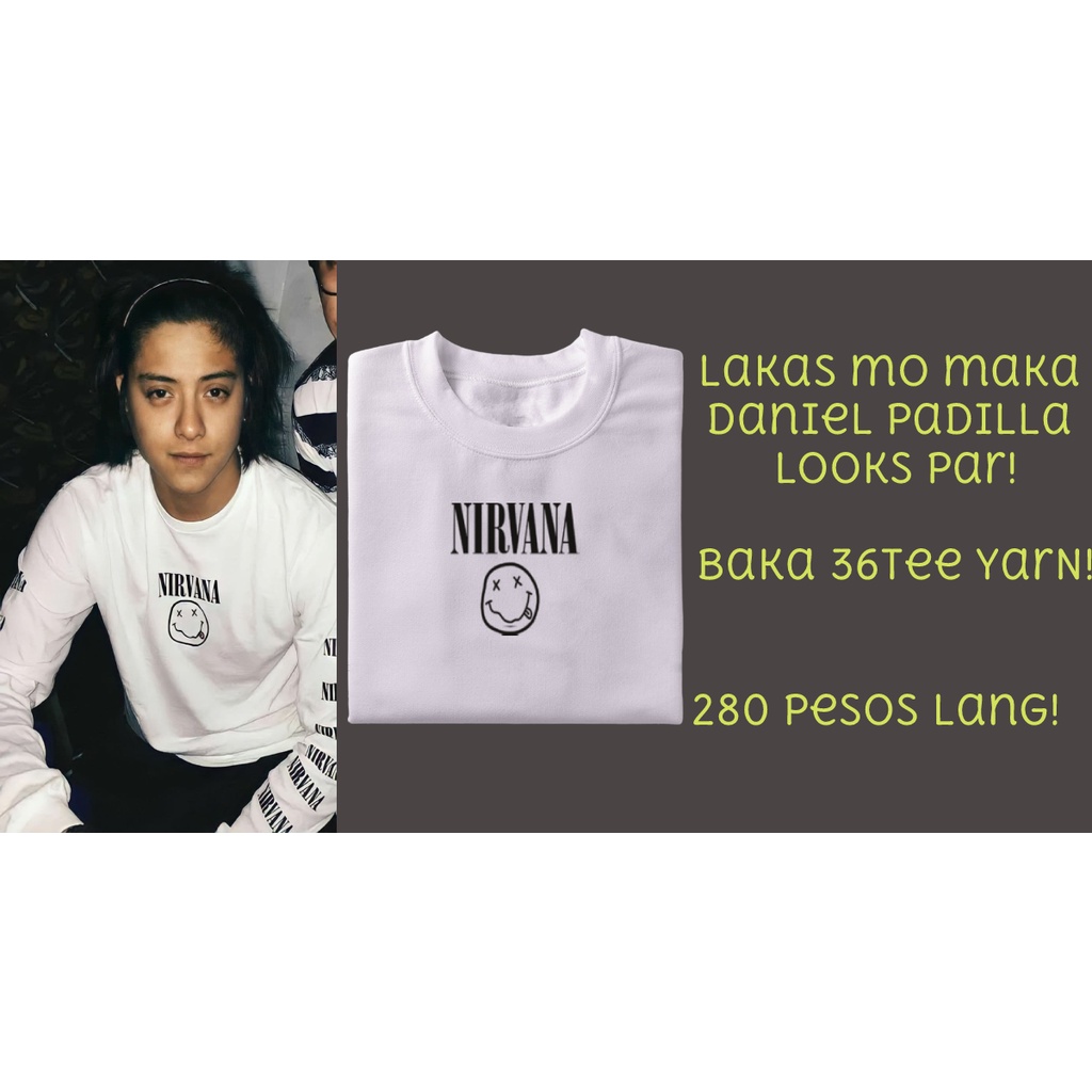 Daniel padilla 2025 nirvana shirt