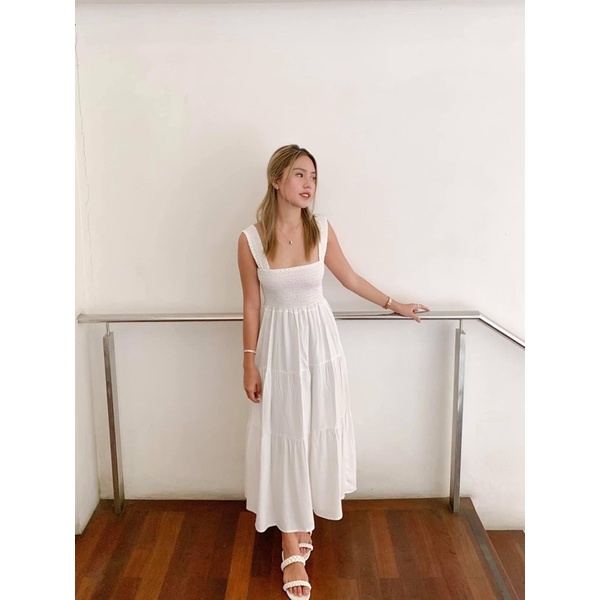 SABRINA | SLEEVELESS DROP-WAIST MAXI DRESS