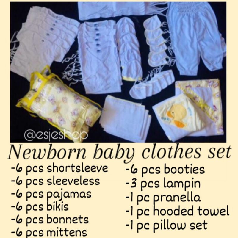 Newborn baby clothes sales set shopee