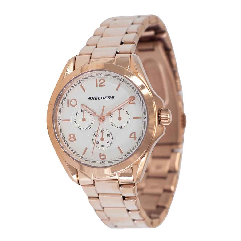 Skechers watch rose on sale gold