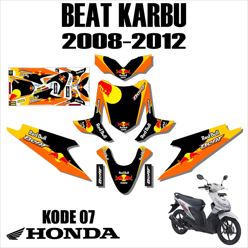 Full Body Beat Karbu Sticker Decal 2008 2009 2010 2011 2012 Variations ...