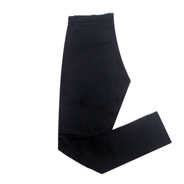 HITAM Black Long chinno Pants | Shopee Philippines