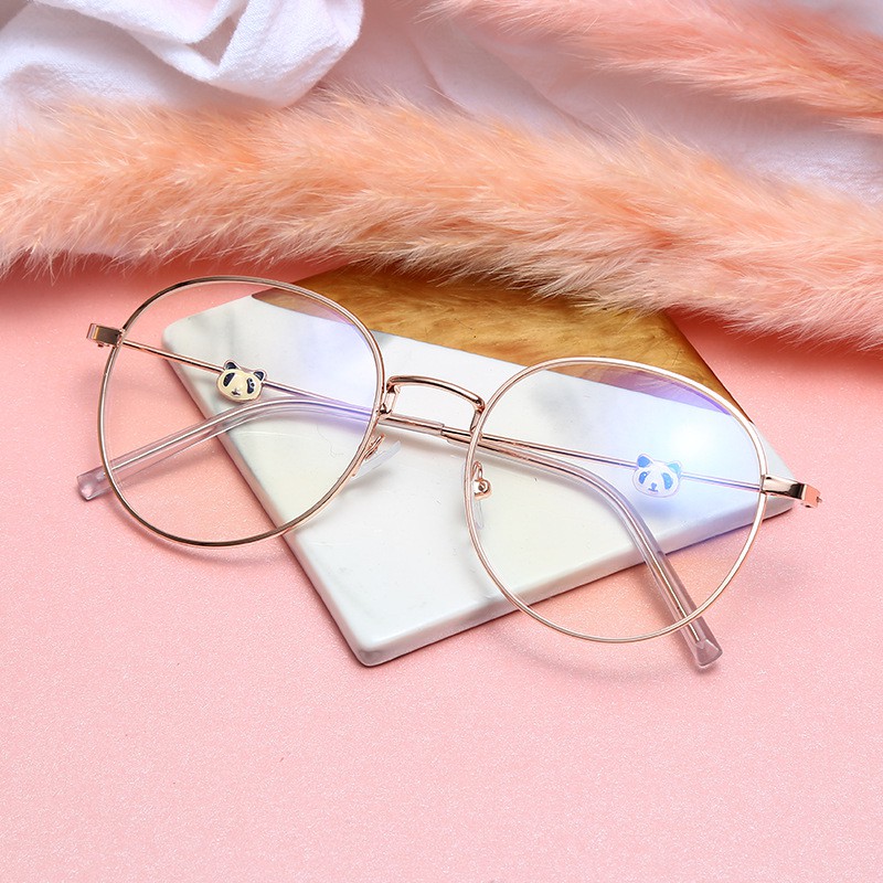 Anti Radiationblue Light Eyeglasses Replaceable Lens Computer Glasseshigh Qulityhalf Metal 0759