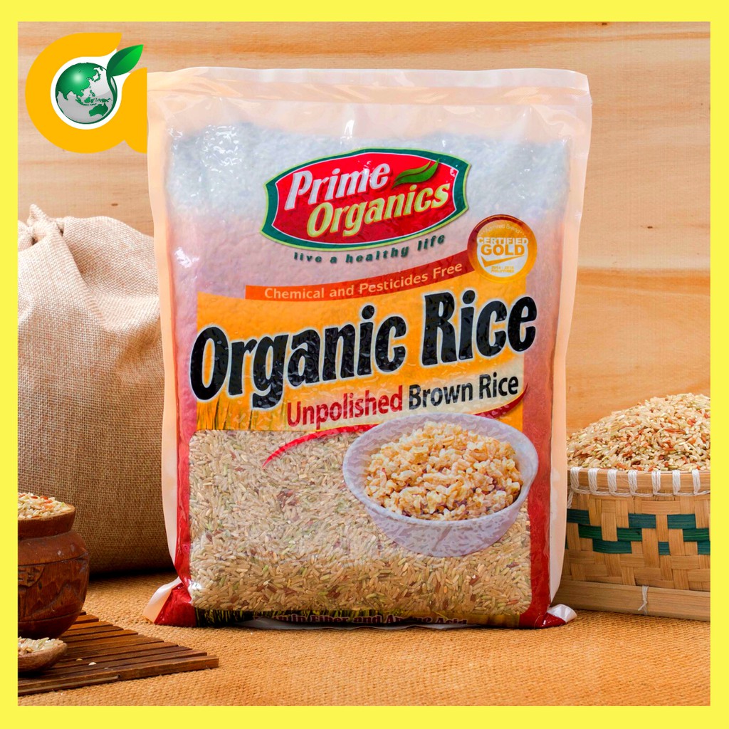 Prime Organics Brown Rice 2 KG | Shopee Philippines