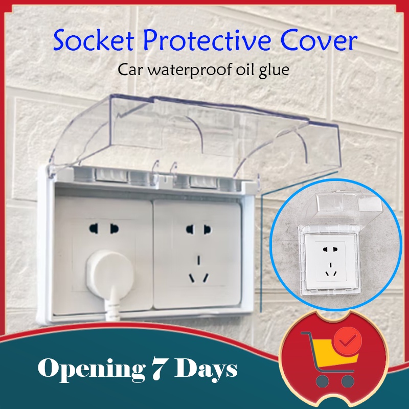 Wall Socket Waterproof Box Plate Switch Protection Cover Outdoor Socket