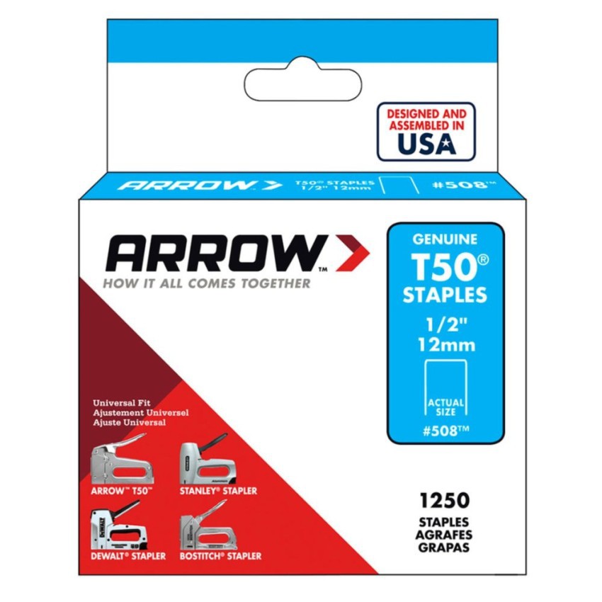 ARROW GUN TACKER STAPLE WIRE 1/2 (12mm ) 508 Shopee Philippines