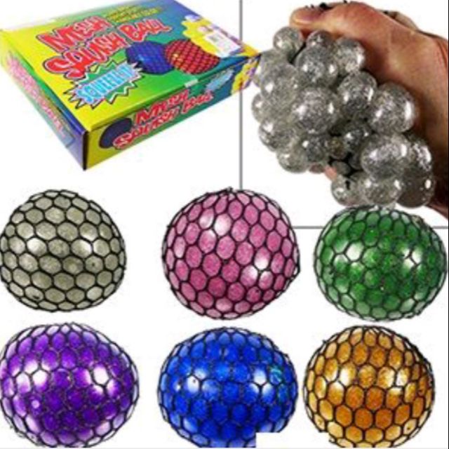 Glitter Mesh Ball with Orbeez Stress Ball Shopee Philippines
