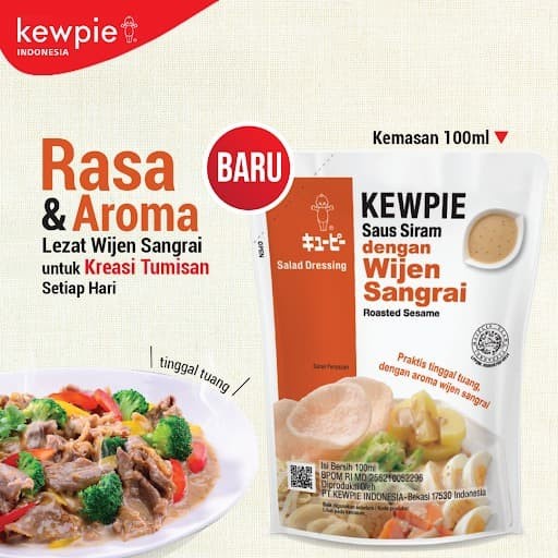 Kewpie Salad Dressing Roasted Sesame, Mayonnaise Sachet ALL Variant