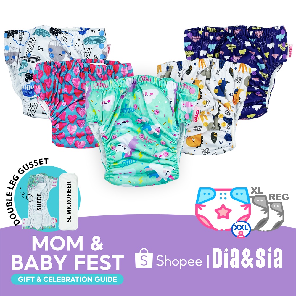 a XXL PullUps type cloth diaper with Inserts Shopee Philippines