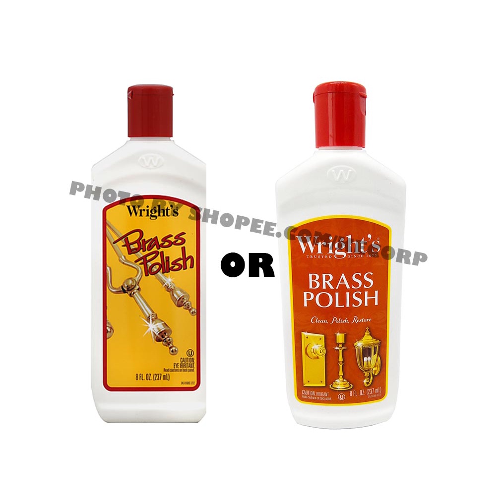 Wright's Brass Polish Clean, Polish, Restore 8oz 237ml KECORP_S1