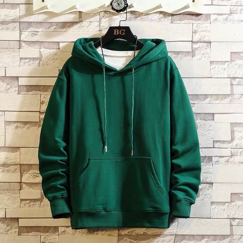 11 Colors Casual Unisex Plain Hoodie Jacket Out Zipper For Men Women ...