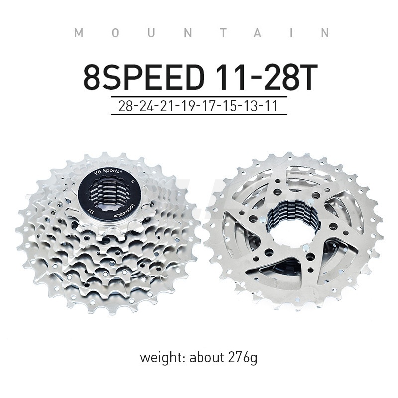 Cassetta Bici BOLANY 8/9/10 Velocità, 11-50T, Per Mountain Bike E Bici Da Strada, In Acciaio Resistente, Compatibile Shimano, SRAM, Sunrace, Leggera E Facile Da Montare.