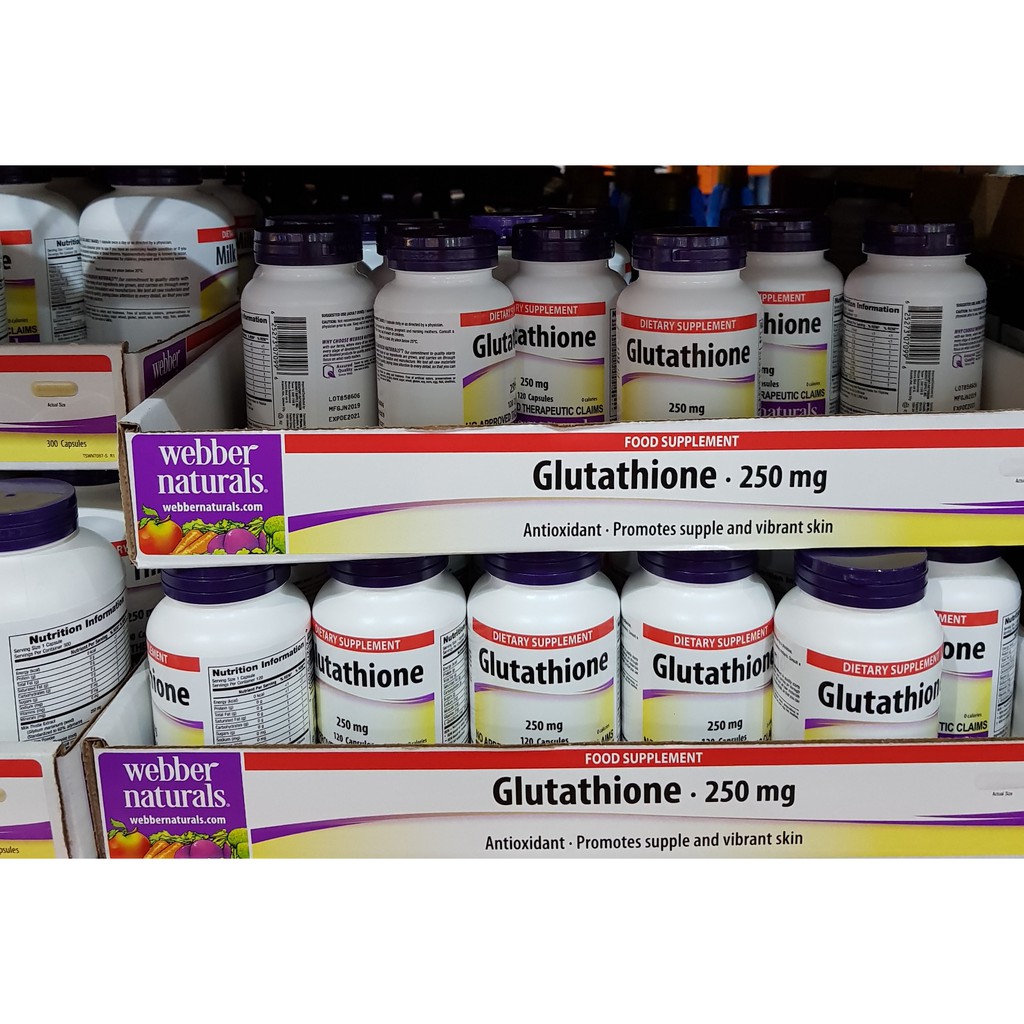Webber Glutathione 250mg 120ct