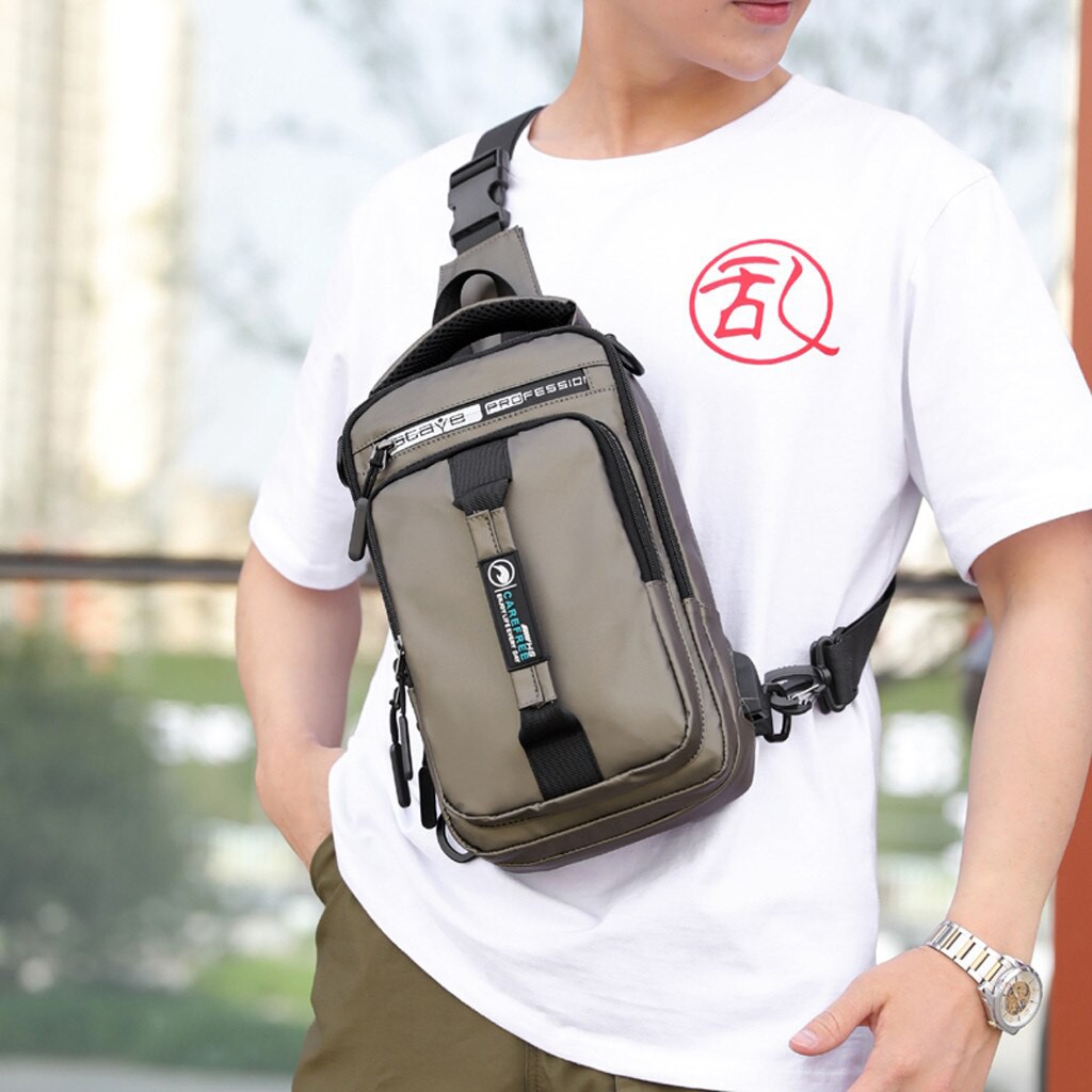 Sling Bag Crossbody Bag For Men Waterproof Anti-theft Men's