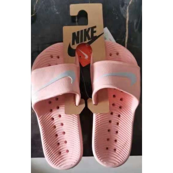 Nike kawa slide sales women's pink